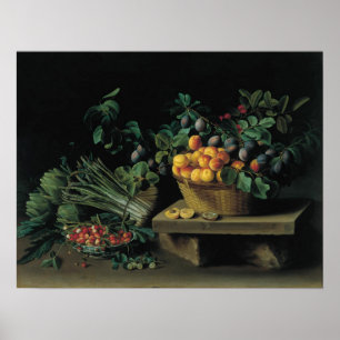 Moillon - Stilleven met fruit Poster