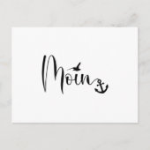 Moin Gull Anchor Low German Dialect Briefkaart (Voorkant)
