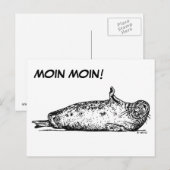 MOIN MOIN MOIN! BRIEFKAART (Voorkant / Achterkant)