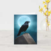 Moinlight Crow-Raven Card Kaart (Gele Bloem)