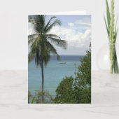 Moira bij anker, de Mannetjeseend van Bahia, Costa Kaart (Voorkant)