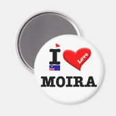 MOIRA - I Love Magneet (Voorkant / Achterkant)