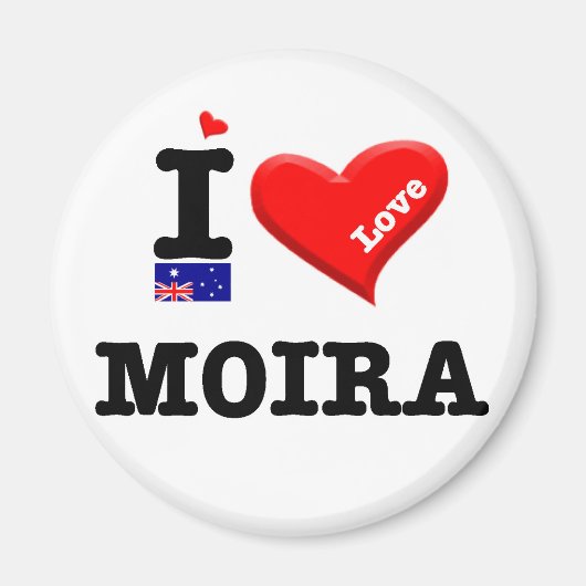 MOIRA - I Love Magneet (Voorkant)