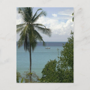 Moira voor anker, Bahia Drake, Costa Rica Briefkaart