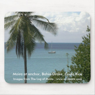 Moira voor anker, Bahia Drake, Costa Rica Muismat