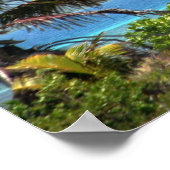 Moira voor anker, Josh Key, Guanaja, Honduras Poster (Hoek)