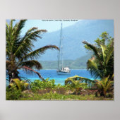 Moira voor anker, Josh Key, Guanaja, Honduras Poster (Voorkant)