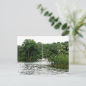 Moira voor anker, Rio Chagres, Panama Briefkaart (Staand voorkant)