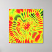 Moire golfinterferentiepatroon  canvas afdruk (Voorkant)