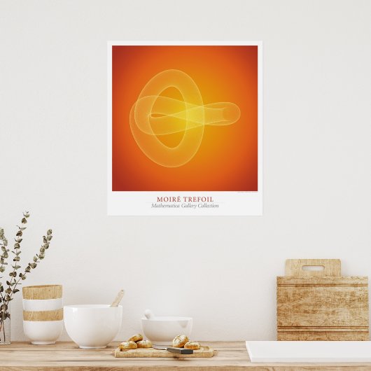 Moire Trefoil Poster (Keuken)