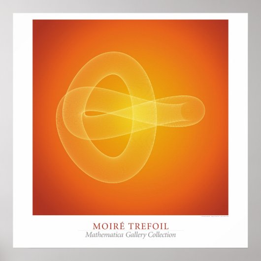 Moire Trefoil Poster (Voorkant)
