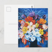 Moise Kisling, Boeket Tulpen, Briefkaart (Voorkant / Achterkant)