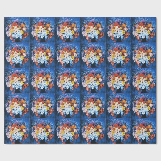 Moise Kisling, Boeket Tulpen, Cadeaupapier (Vlak)