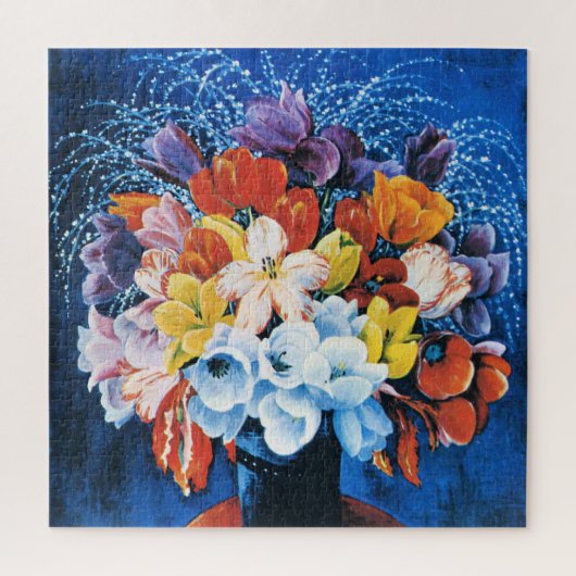 Moise Kisling, Boeket Tulpen, Legpuzzel (Verticaal)