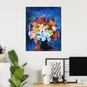 Moise Kisling, Boeket Tulpen, Poster (Thuiskantoor)