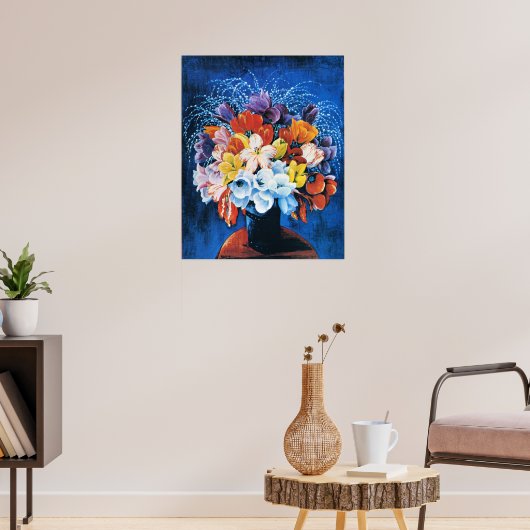 Moise Kisling, Boeket Tulpen, Poster (Woonkamer 3)
