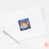 Moise Kisling, Boeket Tulpen, Vierkante Sticker (Envelop)