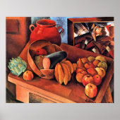 Moise Kisling, Stilleven met fruit, Poster (Voorkant)