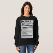 Moises Voeding Informatie Probleem Oplossen Hard Trui (Voorkant volledig)