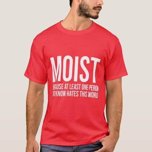 Moist – Het klassieke T-shirt van Cringe (Voorkant)