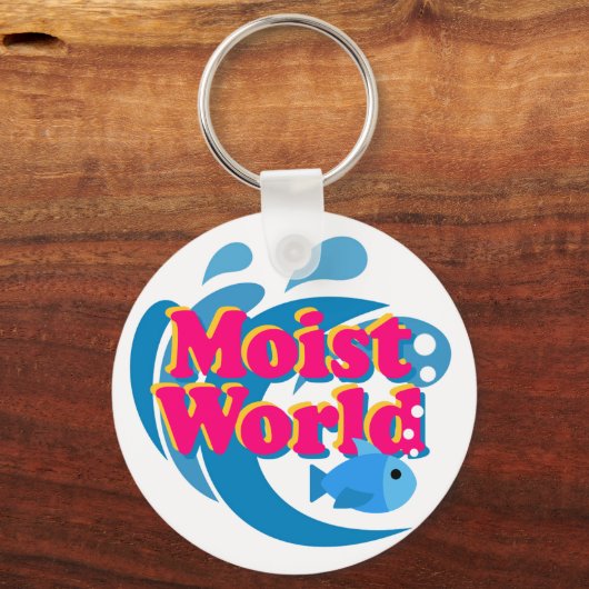 Moist World Sleutelhanger (Voorkant)