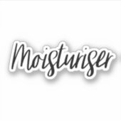 Moisturizer Storage Sticker (Voorkant)