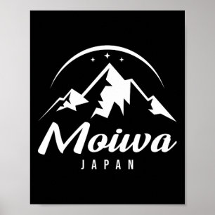 Moiwa Japan Ski Resort Skiën Snowboarden Poster