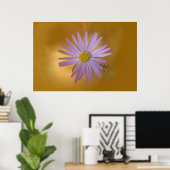 Mojave Aster Wildflower Poster (Thuiskantoor)