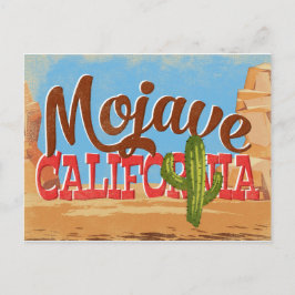 Mojave California Cartoon Desert Vintage Travel Briefkaart