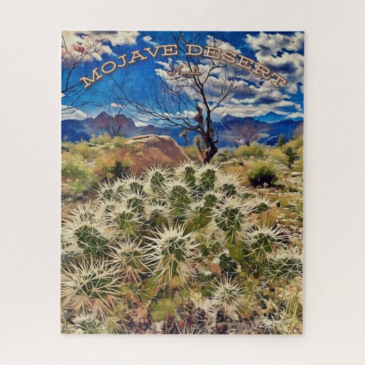 Mojave Desert Cholla Cactus Legpuzzel (Verticaal)
