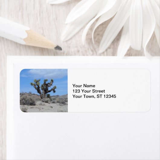 Mojave Desert Joshua Tree Etiket (Insitu)