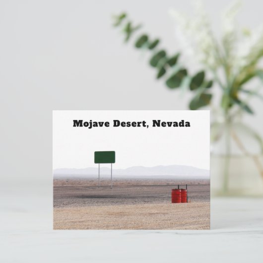 Mojave Desert Nevada Briefkaart (Staand voorkant)