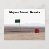 Mojave Desert Nevada Briefkaart (Voorkant)