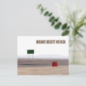 Mojave Desert Nevada Briefkaart (Staand voorkant)