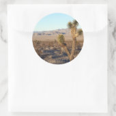 Mojave Desert scene 01 Ronde Sticker (Tas)