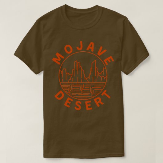 Mojave Desert Sinaasappel TShirt (Design voorkant)