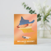 Mojave Desert USA-kaart Briefkaart (Staand voorkant)