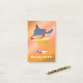 Mojave Desert USA-kaart Post-it® Notes (Op bureau)