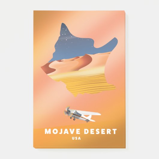 Mojave Desert USA-kaart Post-it® Notes (Voorkant)