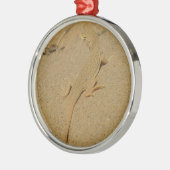 Mojave Fringe Toed Lizard Metalen Ornament (Links)