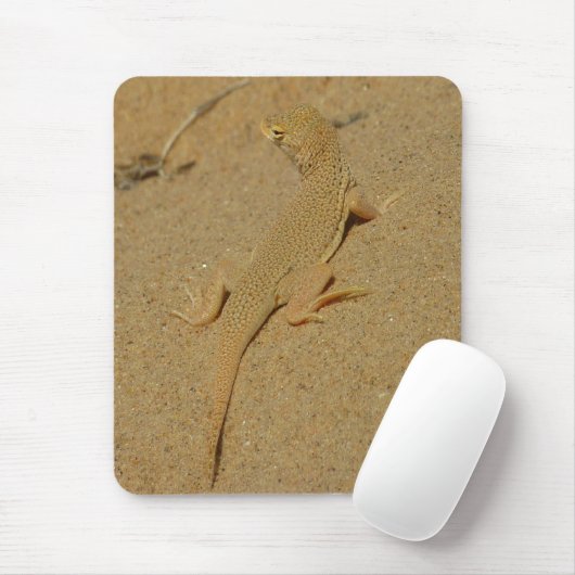 Mojave Fringe Toed Lizard Muismat (Met muis)