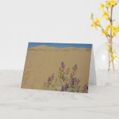 Mojave Indigo Bush en Kelso Dunes Kaart (Gele Bloem)