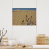 Mojave Indigo Bush en Kelso Dunes Poster (Keuken)