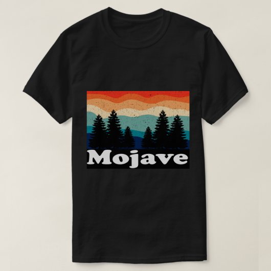 Mojave National Preserve Retro T-shirt (Design voorkant)