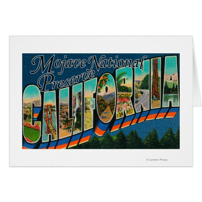 Mojave Nat'l Preserve, Californië (Voorkant Horizontaal)