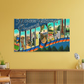 Mojave Nat'l Preserve, Californië Canvas Afdruk (Insitu (Woonkamer))