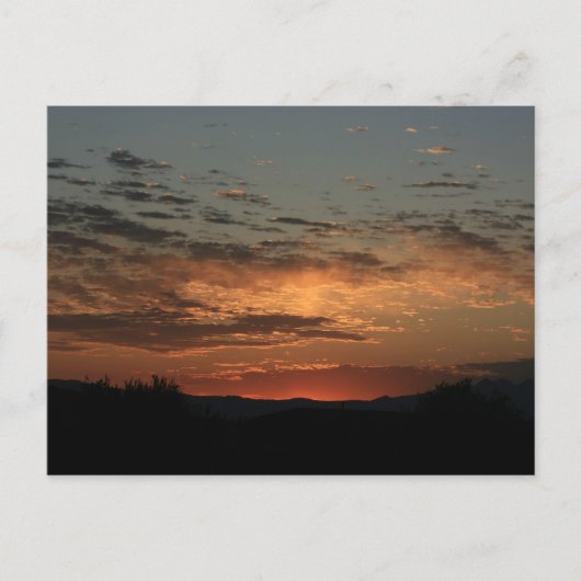 Mojave sunset briefkaart (Voorkant)