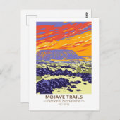 Mojave Trails National Monument Amboy Crater Briefkaart (Voorkant / Achterkant)