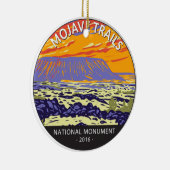 Mojave Trails National Monument Amboy Crater Keramisch Ornament (Rechts)