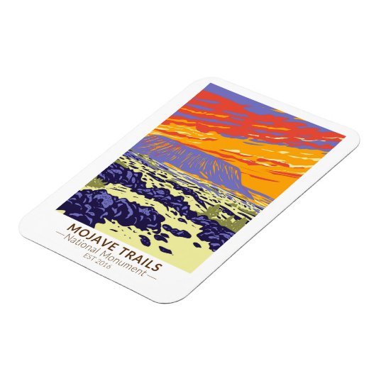 Mojave Trails National Monument Amboy Crater Magneet (Linkerzijde)